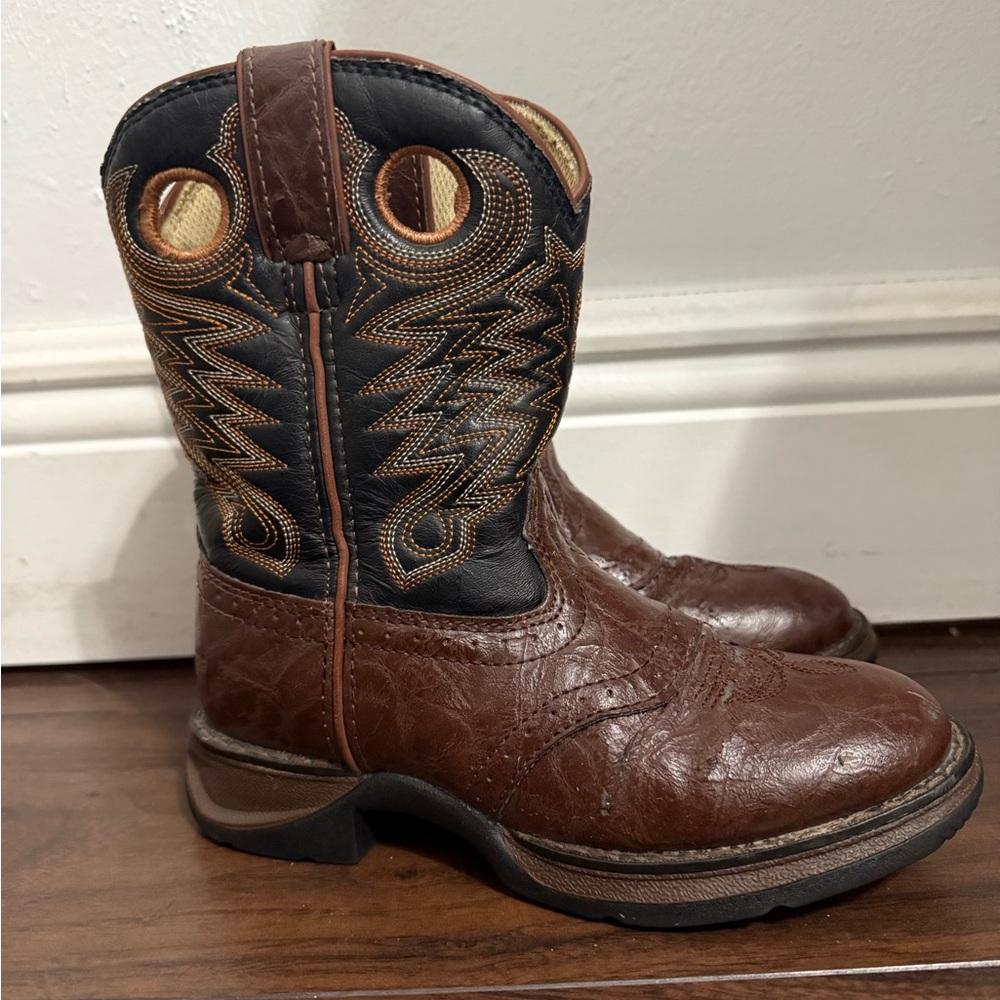 Durango Kids Brown and Black Western Boots